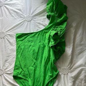 Zara asymmetrical bodysuit